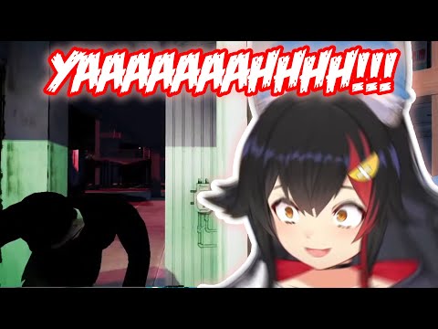 Mio Yabai Scream in Elevator Jumpscare 【Hololive English Sub】