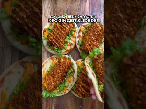 || KFC 😋 Zinger Sliders Recipe || #shorts #viral #kfc #zingerburger #recipe #youtubeshorts