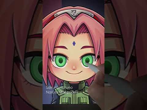 🤩Speed Edit Gacha Club Drawing 🥰 Sakura Haruno - Naruto Shippuden #animeart #naruto #gachaedit