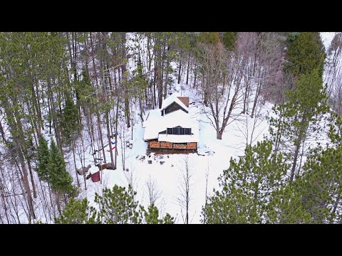 Winter day at the Off-Grid Cabin | Skeet shooting  🎯|  Homemade naan bread