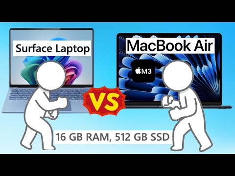 Surface Laptop (7th Generation) VS Macbook Air M3: Which is better?