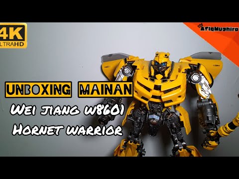 Unboxing Mainan | Transformers | Wei Jiang W8601 Hornet Warrior aka Bumblebee (BAHASA MELAYU)