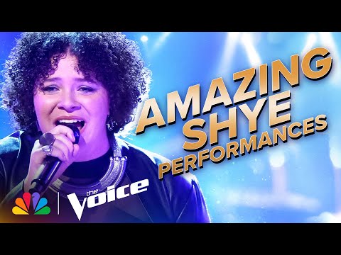 The Best Performances from Season 26 Runner-Up Shye | The Voice | NBC