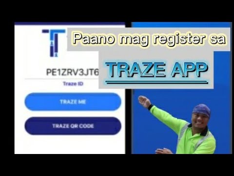 Traze app Paano mag register at mag download.