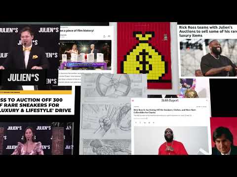 Julien's in July: Rick Ross, Steve Jobs, Banksy, Tiki Paradise, and Comic Con Museum Auction!