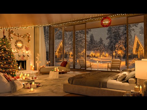 Winter Bliss 2025 🎶 | Serene Bedroom Escape with Soothing Holiday Tunes