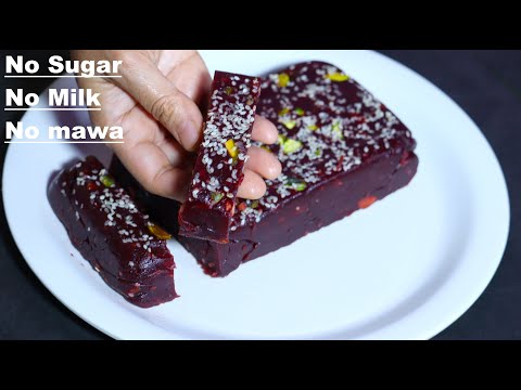 Make this amazing healthy soft & delicious halwa without Sugar, Milk, Mawa & Hours of Hard Work