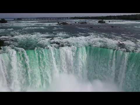 Drone Over Niagara Falls | Copyright Free Video Footage