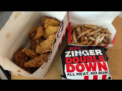 Singapore KFC - Double Down Zinger