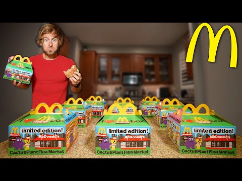 Eating The WORLD'S BIGGEST Order of Adult Happy Meals!