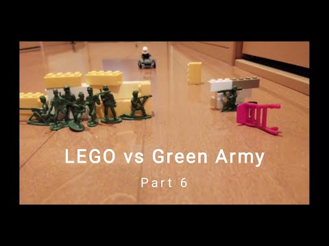 【コマ撮り】LEGO vs Green Army Part6 ＃コマ撮り#stopmotion #brickops