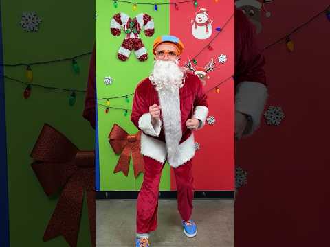 Santa Blippi is coming to TOWN! Blippi's Christmas Costume Challenge! #blippi #shorts