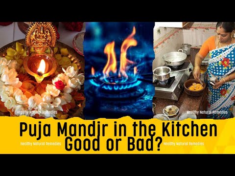 Puja Mandir in the kitchen – Good or Bad? What to do if Puja Temple is in the kitchen? Kitchen Vastu