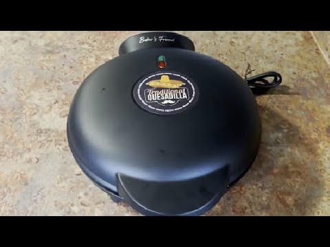 Baker's Friend Electric Quesadilla Maker with Extra Stuffing Design Review