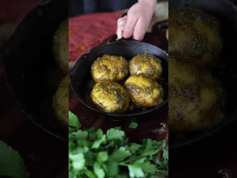 Herbal Hasselback Potatoes