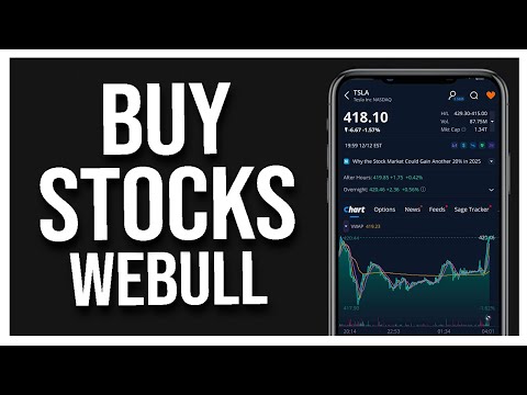 How to BUY STOCKS on WeBull App (Investing for Beginners)