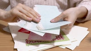 [Japanese ASMR] Paper Sounds / Touching, Crinkling / Whispering