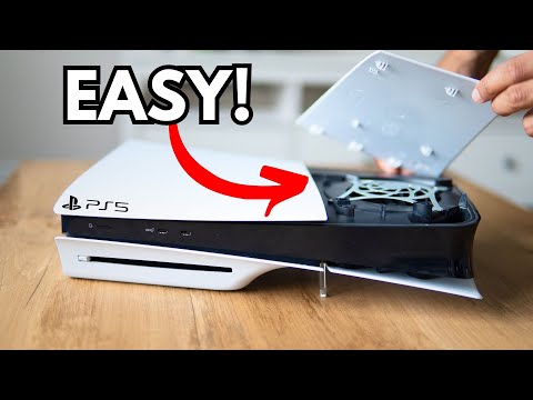 How To Remove PS5 Slim Plates (Cover)