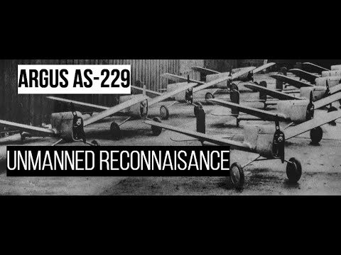 The Argus AS-292 German Military Radio Controlled Aircraft Developed During WW2