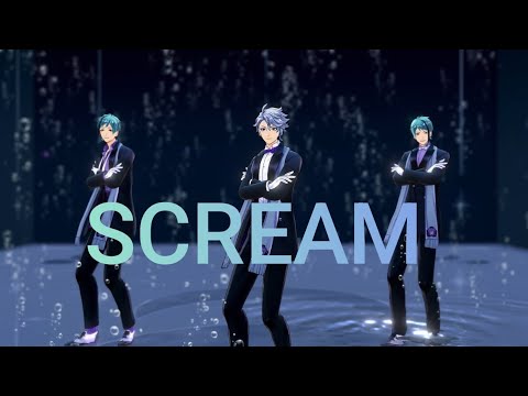 [MMDツイステ] SCREAM [フロイド・リーチ, アズール・アーシェングロット, ジェイド・リーチ] [60FPS]