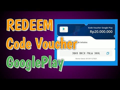 Untuk Pemula | CARA Tukar kode voucher GooglePlay jadi Saldo GooglePlay