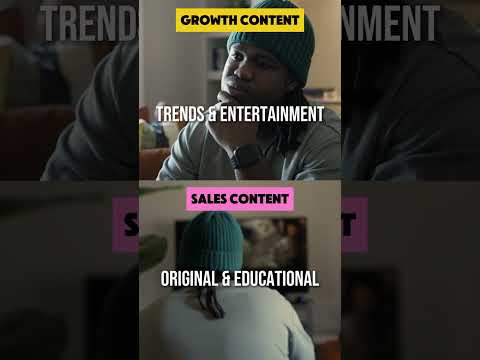 Content That Grows vs Content That Sells #entrepreneur  #socialmediatips