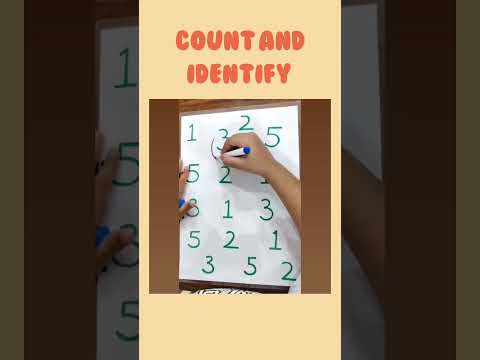 Fun and Easy Number Learning & Counting Activities for Playgroup Kids! #numberlearning #counting