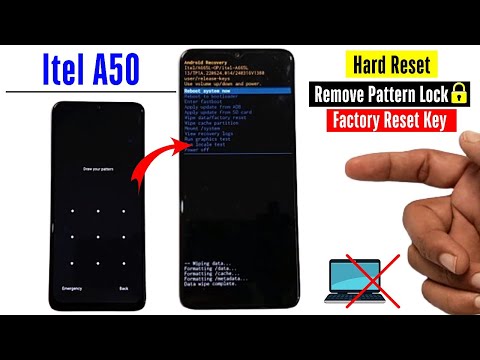 Forgot Password in Itel A50 | Itel A50 Hard Reset | Itel A50 Pattern Lock Kaise Tode