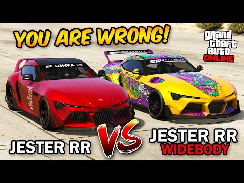 GTA 5 Online - JESTER RR WIDEBODY VS JESTER RR (WHICH IS FASTEST?)