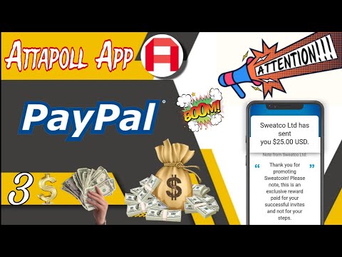 Today New Paypal Earning App | Attapoll Se Paise Kaise Kamaye | Attapoll App Payment Proof |