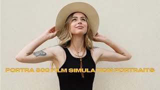 Portra 800 Film Simulation Portraits with the Fuji X-S10