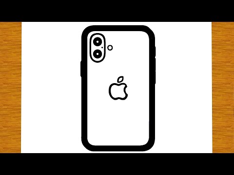 HOW TO DRAW AN IPHONE 16 | Easy drawings