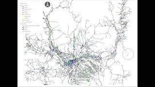 Agent-based simulation of autonomous vehicles in Numata City, Gunma Prefecture