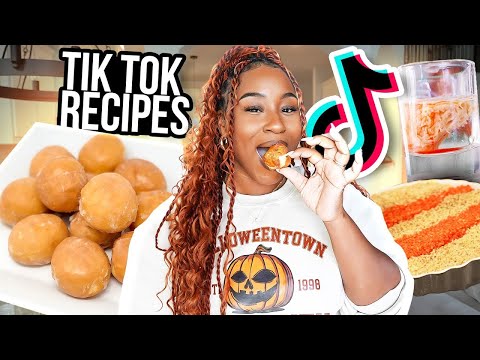 Testing UNIQUE Tiktok Food Recipes