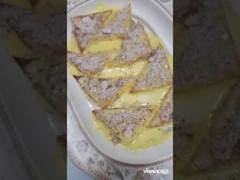 Eid Desert/shahi tukda recipe with custard powder/easy dessert recipe/Bread Custard Dessert