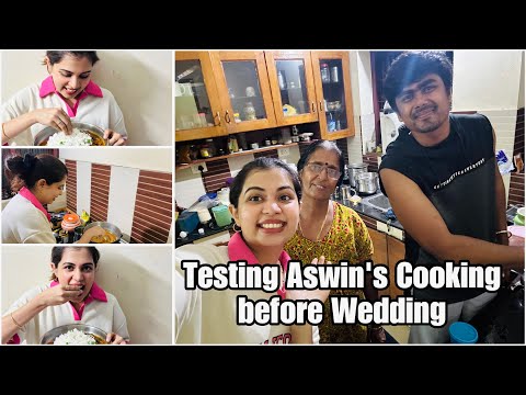 Testing Aswin’s Cooking Before Wedding | Diya Krishna | Ozy Talkies