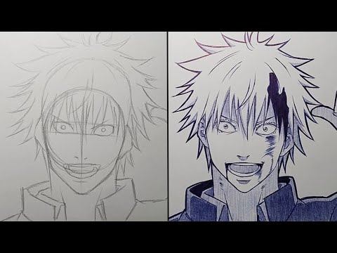 How To Draw Young Gojo Satoru VS Toji Fushiguro Moment Step By Step - [Jujutsu Kaisen]