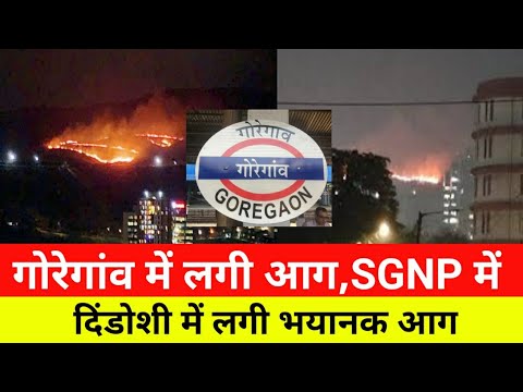 मुंबई गिरगांव दिंडोशी में लगी आग|Mumbai goregaon Fire news |Today Mumbai Live news|Local Train News