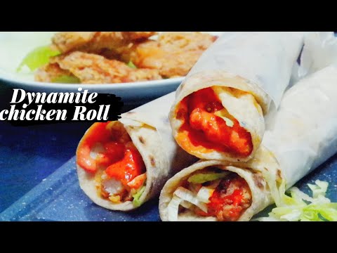 Dynamite Chicken Roll || Chicken wrap ||Asheescookbook