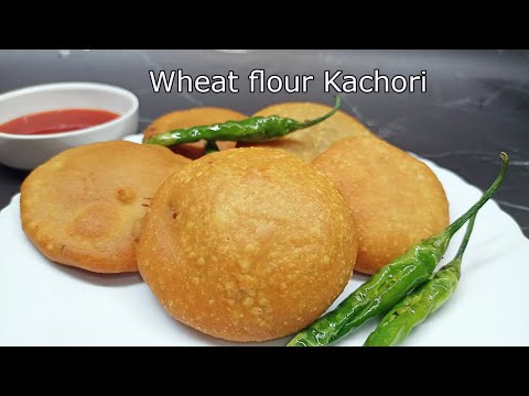 wheat flour kachori recipe in telugu|how to make kachori at home easy recipe|కచోరి ఇంట్లోనే ఈజీగా