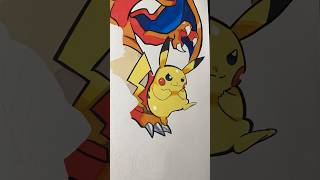 Drawing pikachu #pikachu #pokemon #pokemonart #drawing #timelapse #timelapseart #pokemondrawing #art