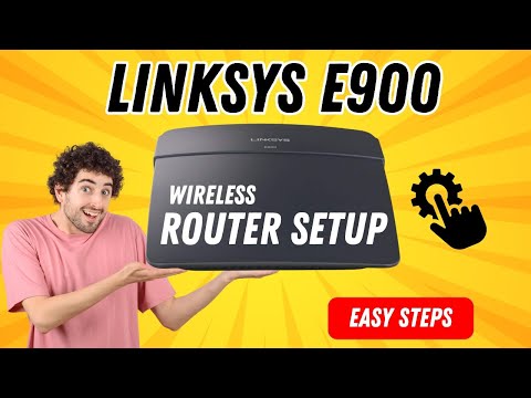 linksys e900 wireless router setup