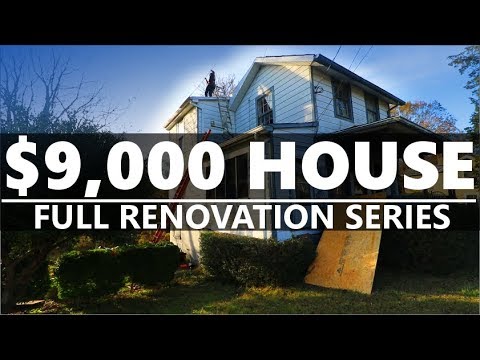 $9,000 HOUSE - STARTING THE NEW ROOF - #15