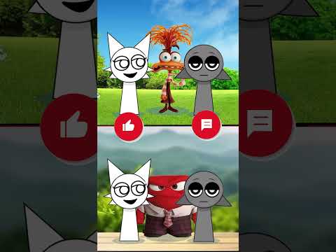 Inside Out 2 MIAUU Challenge - Incredibox Sprunki #shorts #sprunki #insideout2