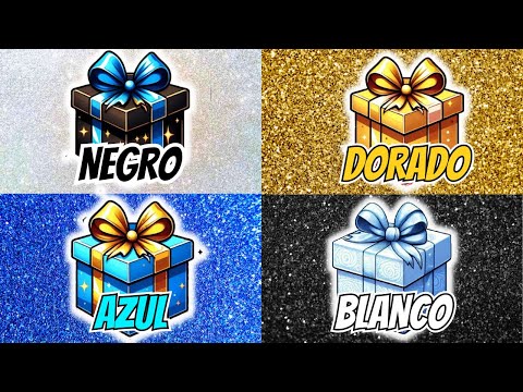 ¡Elige UN REGALO de 4! Negro o Blanco o Azul o Dorado  🎁💙👑🤍🖤