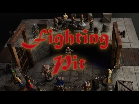 Table Top Fighting Pit/Arena For Dungeons and Dragons and other TTRPG