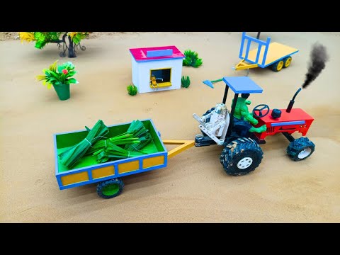 Topmost Creative Diy Tractor Plough Machine Science Project | diy mini cultivator machine@Acrofter1