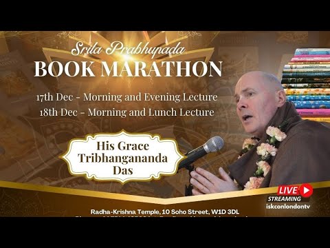 Srimad Bhagavatam (1.19.2) and Sankirtan Class by HG Tribhangananda Das