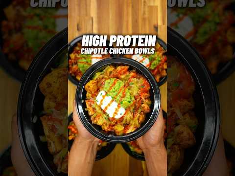 BULK UP Chipotle Chicken & Potato Bowls! 🔥🍗 OVER 1000 calories with 68g Protein 💪🏽 #bulking