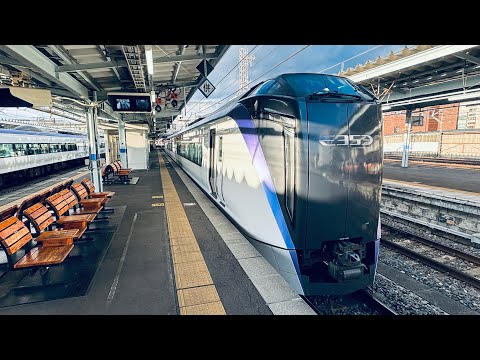 Limited Express Azusa ride report! Running through Shinshu at dusk [Matsumoto → Shinjuku]